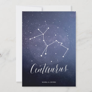 Convites Número Centauro da Tabela de Estrelas da Constela