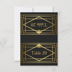 Convites Número da mesa,Casamento,Reunião,O Grande Gatsby,p