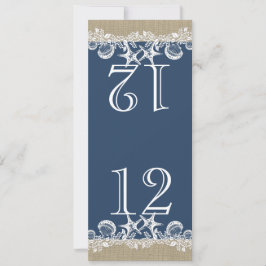 Convites Número da mesa com tema de praia de guirlanda do m