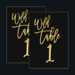 Convites Número da Mesa da Festa de Aniversário Selvagem em<br><div class="desc">Procure itens correspondentes na minha loja. Entre em contato para um pedido personalizado.</div>