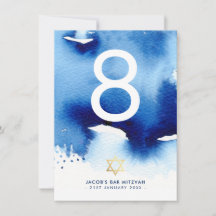 NÚMERO DA TABELA Bar Mitzvah - estrela dourada - c