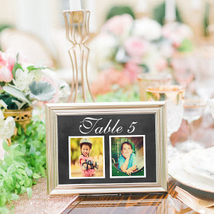 Convites Número da Tabela de Fotos de Casamento de Quadro P