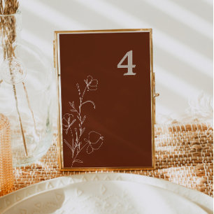 Convites Número da tabela de rajadas de rajadas de rajadas 