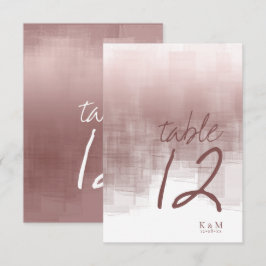 Convites Número da Tabela de Reflexões de Aquarela ID774