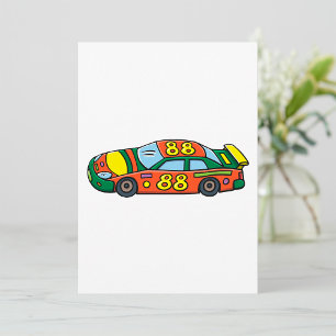 Convites Número de Carro Race 88