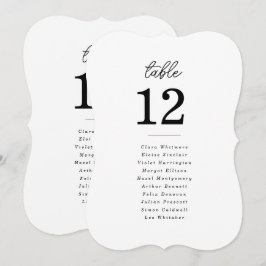 Convites Número de Mesa de Casamento com Corte Mínimo em Sc