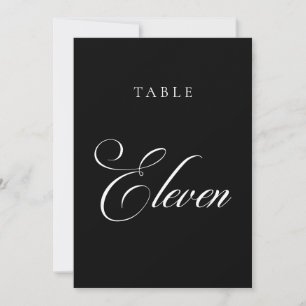 Convites Número de Mesa de Casamento em Caligrafia de Marfi