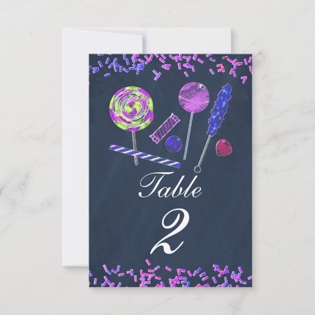 Convites Número de Tabela de Calçado de Terras Doces Terres (Frente)