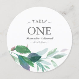 Convites Número de Tabela de Granulação de Cores-d'Água