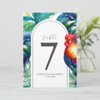 Número de Tabela Imprimível Chave de Watercolor We