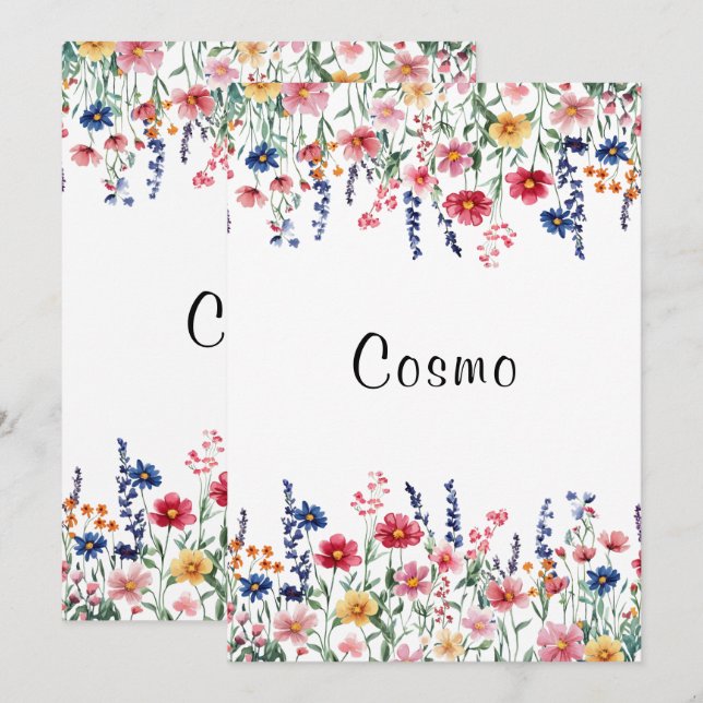 Convites Número de tabela personalizada de Casamento Russo  (Frente/Verso)