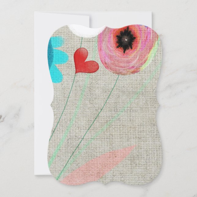 Convites Números das mesas de casamento (Frente)