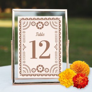 Convites Números De Mesa De Casamento Do Papel Neutral Chic