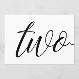 Convites Números de Mesa de Casamento - Tipografia Luxuosa