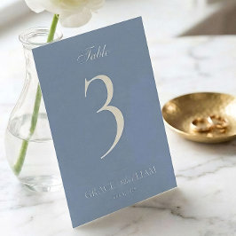 Convites Números de Mesa para Casamento com Elegância de Bo
