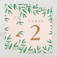 Números de tabela de casamento de praia tropical m