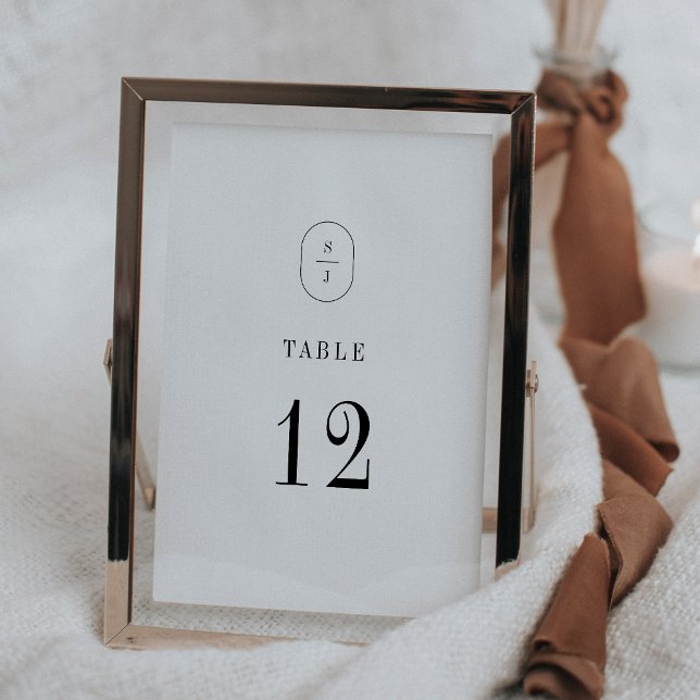 Convites Números de Tabelas de Casamento Clássico SHYLAH Ne (SHYLAH Neutral Boho Classic Wedding Table Numbers)