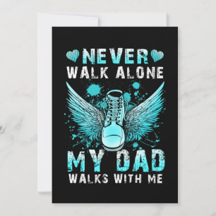 Convites Nunca caminhe sozinho Meu pai caminha comigo