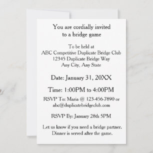 Convites Nunca Critique Seu Parceiro Durante O Play Bridge