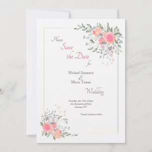 Convites Nunca é Tarde Salvar a Data