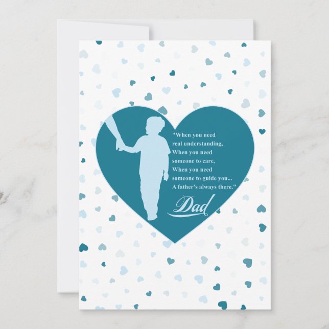 Convites Nunca esquecerei o seu guia. Meu Pai (Frente)