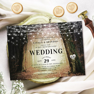 Convites Nunca  Floresta de fadas encantadas  Casamento Amb