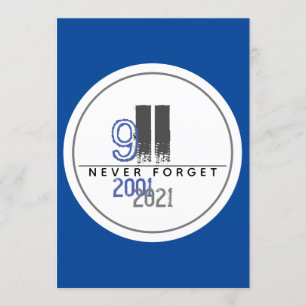 Convites Nunca se esqueça do World Trade Center do 911 Cin