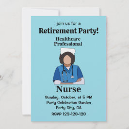 Convites Nurse Healthcare Professional Retirement Party