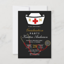 Convites Nursing Graduation Invitation