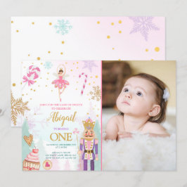 Convites Nutcracker Birthday Girl Land of Sweets Fairy