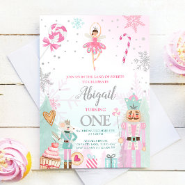 Convites Nutcracker Birthday Girl Land of Sweets Fairy