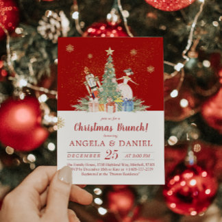 Convites Nutcracker Watercolor Brunch