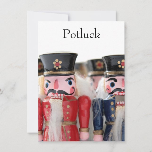 Convites Nutcrackers grupo potluck (Frente)