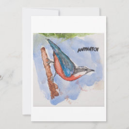 Convites Nuthatch Greeting Card