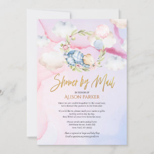 Convites Nuvem do Urso da Floresta em Branco adormecida C