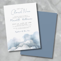 Nuvem Nove 9 Chuva de Azul Elegante para Noiva