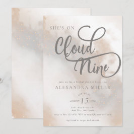 Convites Nuvens de Aquarela | Chá de panela de tendências m