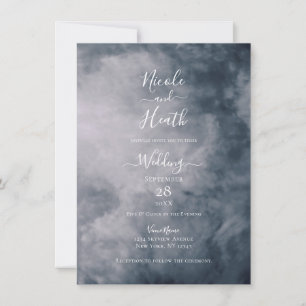 Convites Nuvens de Céu Azul Temperamental Casamento Celesti