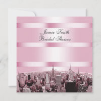 NYC Etch Skyline 2, Chá de panela Rosa Preto