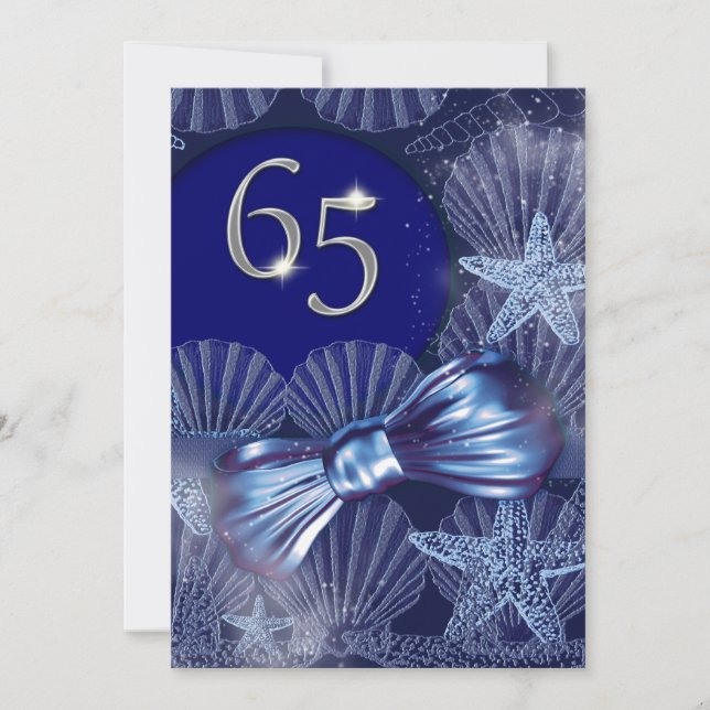 Convites o 65th major do partido da celebração do (Frente)