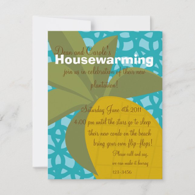 Convites O Abacaxi Incrível (Frente)