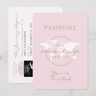 Convites O Adventure inicia o Chá de fraldas de Passaporte