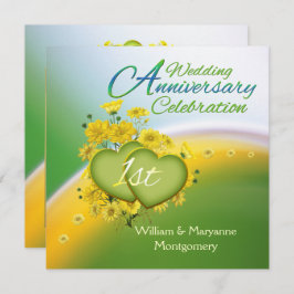 Convites O amarelo floresce festa de aniversário dos