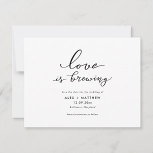 Convites O Amor com Script Moderno está Brevemente Salvar a