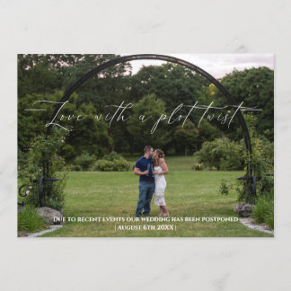 Convites O Amor Com Uma Torção De Plot Muda A Data