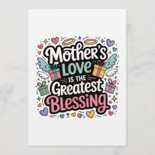 Convites O Amor Da Mãe É A Maior Benção
