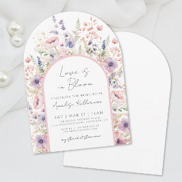 Convites O Amor De Flor Selvagem Está Em Chá de panela Flor