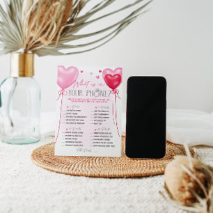Convites O amor de Galentine está no jogo do telefone aéreo