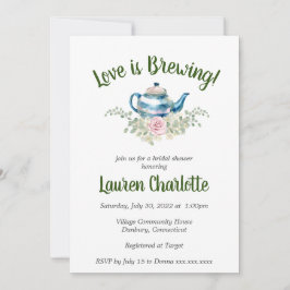 Convites O amor é a criação | CHÁ DE FRALDAS | Tea Party