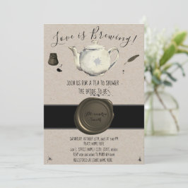 Convites O amor é a criação | Chá de panela de chá